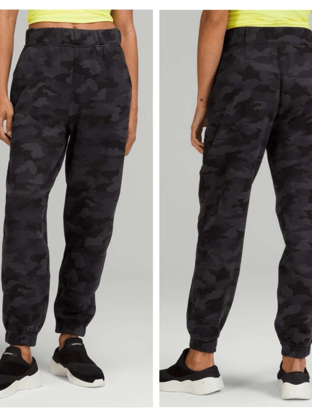 Lululemon Women's Black Camo Jogger Pants